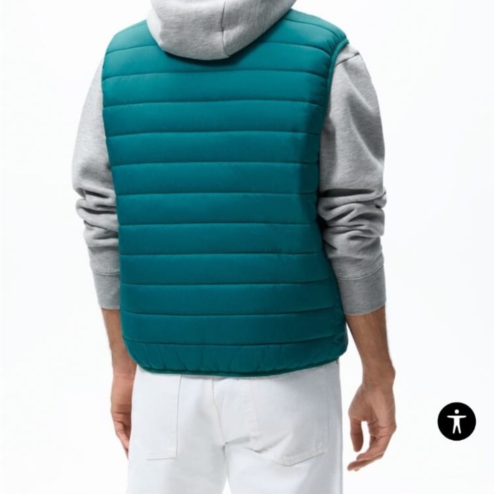 ZARA LIGHTWEIGHT PUFFER GILET - Picture 4 of 7